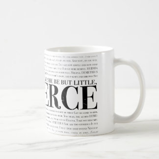 Och fast hon är men lite, är hon fierce. kaffemugg