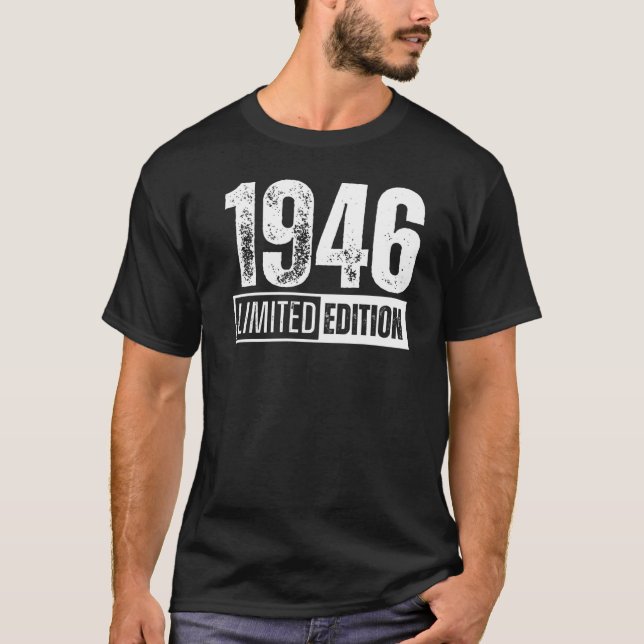 Och född 1946 t shirt (Framsida)