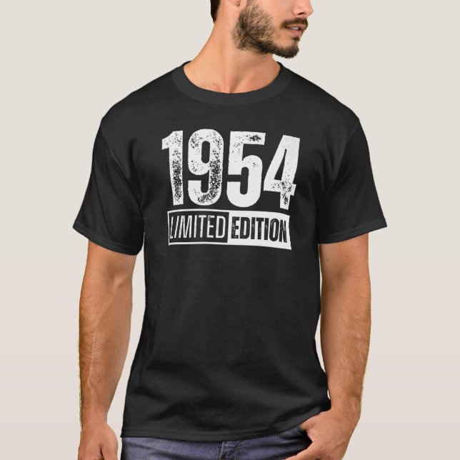 Och född 1954 t shirt (Framsida)