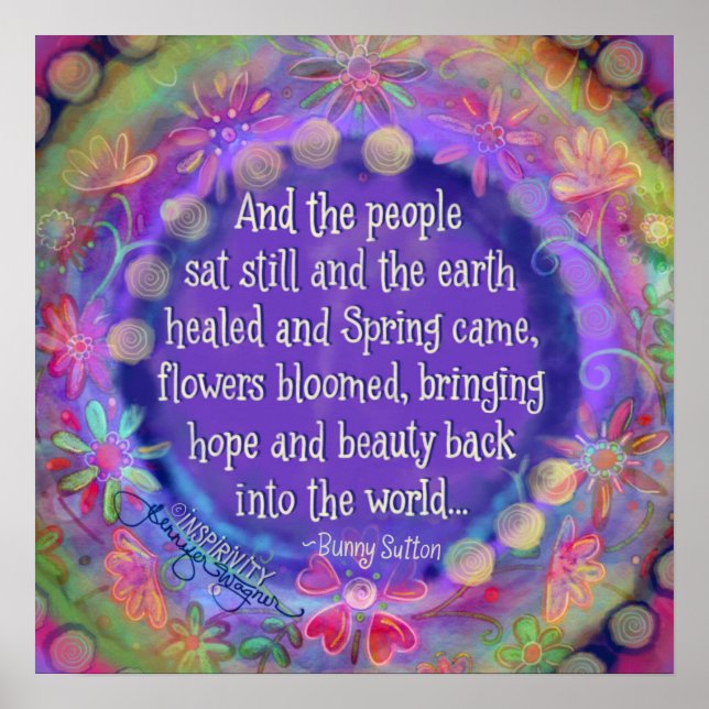 "Och folk sitter stilla"-inspiration Poster (Framsidan)