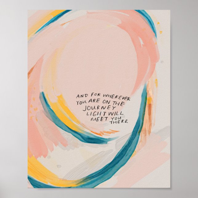 "Och för var du än är på resan..." Poster (Framsidan)