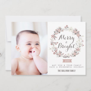  och Grått-Helgdag-kort för frisk andedräkt Julkort