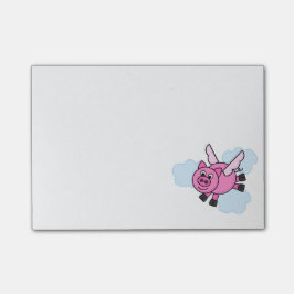 Och grisstyrkafluga! post-it block