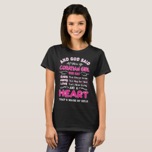 Och guden sade att Let där är den kroatiska T Shirt