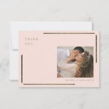  och Guld fotot Bröllop Tack