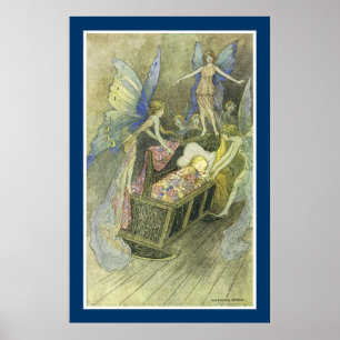 Och, gulligt sång, rund dom bed poster