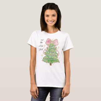 Och han kommer att kallas Hand plockade Julgran T Shirt