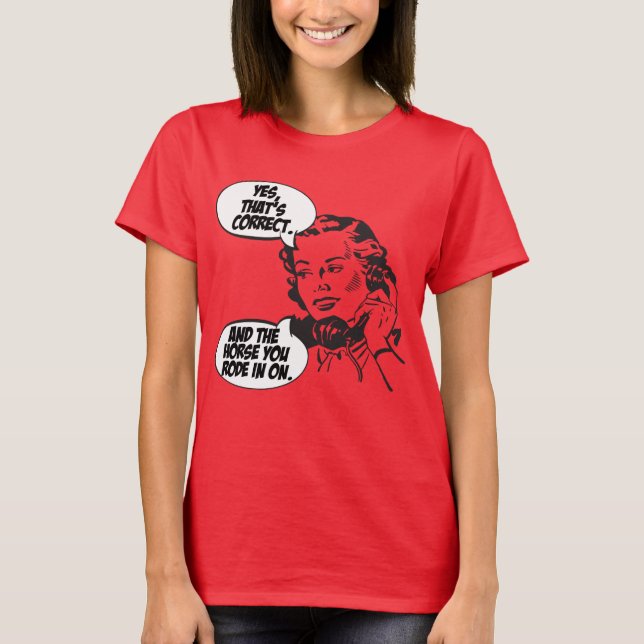 Och hästen du råkade in i t shirt (Framsida)