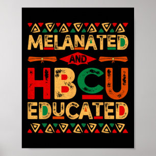 Och HBCU-Pridet för Afrika, svart historik, månad Poster