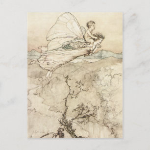 Och hennes Fairy Sen-vykort Vykort