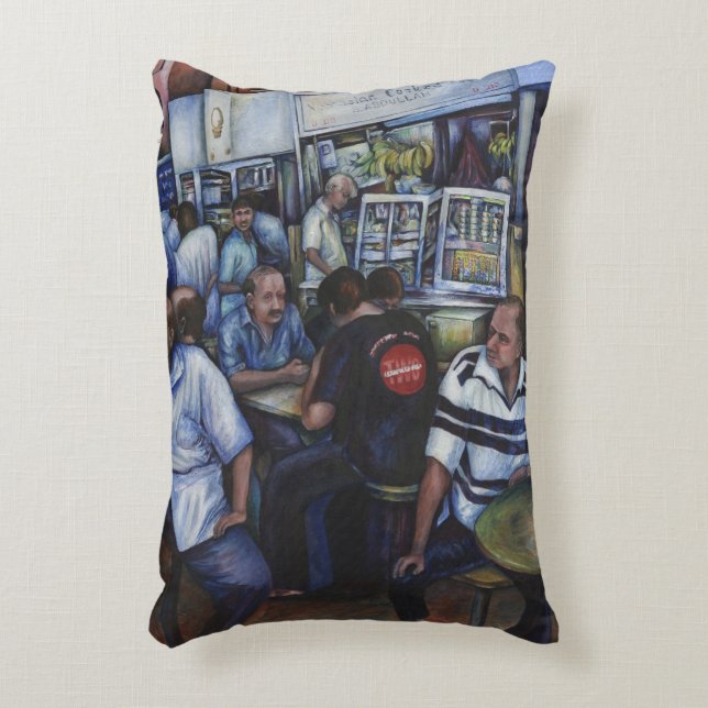 Och... Hon gifte sig med mailman, Singapore Prydnadskudde (Framsidan(Vertikal))