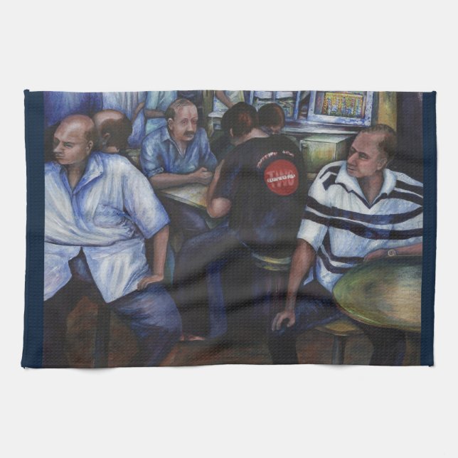 Och... Hon gifte sig med sjömannen Kökshandduk (Horisontell)