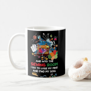 Och i sytrummet går jag för att förlora mitt si kaffemugg