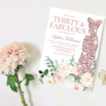 och ivorianska blommor Ro Guld Gown 30års födelse Inbjudningar<br><div class="desc">Inbjudan till  blommor och ivoriablommor i Ro Guld i 30års födelsedag,  många fler varianter av klädsel och blomsterarrangemang i uppsamlingen (se nedan)</div>