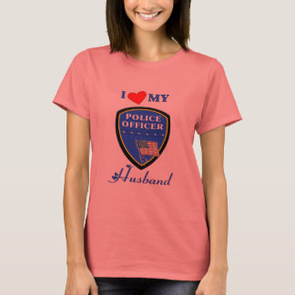 Och jag Kärlek min polis Make T-shirt