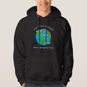 Och jag tänker till mig, så underbart det är i vär hoodie
