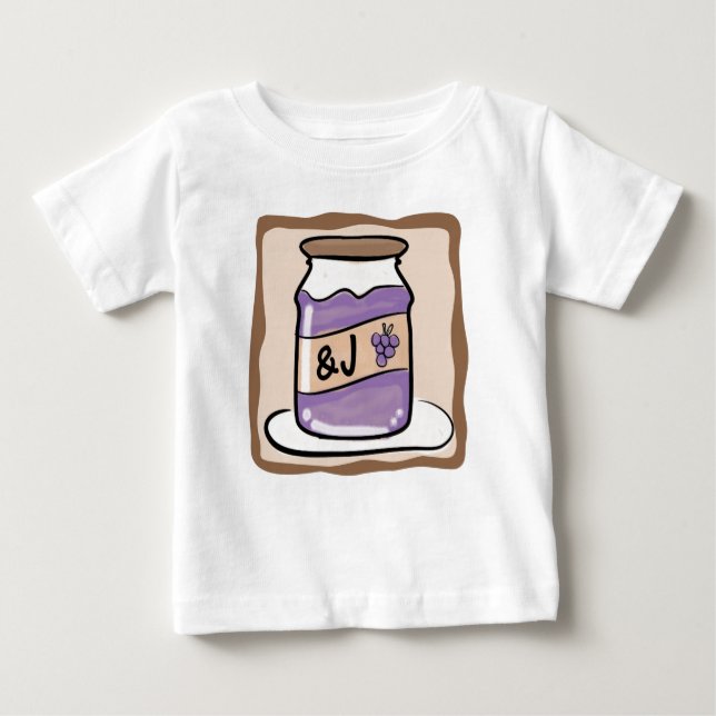 ..och Jelly (en matchande twillingar t-shirt) T-shirt (Framsida)