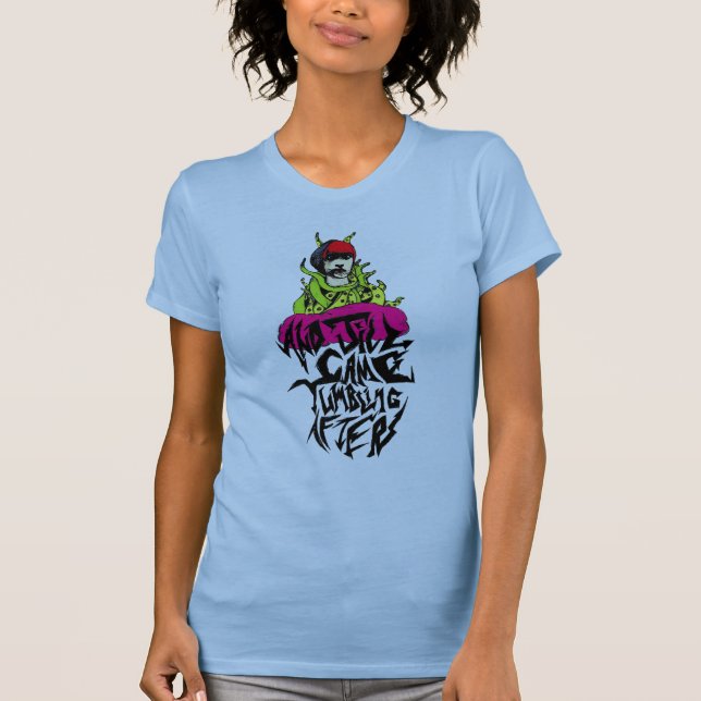 Och Jill kom tumblingen efter - det dragande åt Tee Shirt (Framsida)