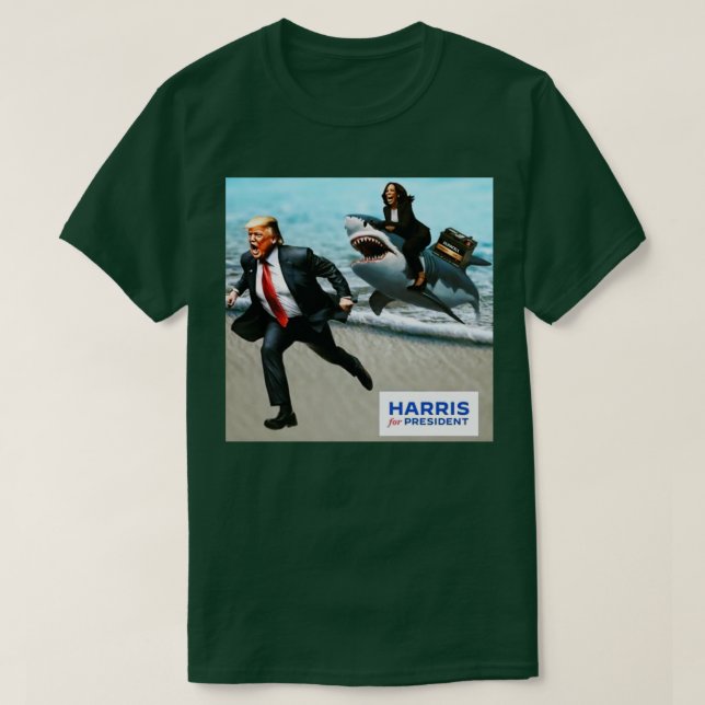 Och Kamala Laugh igen för Pin T Shirt (Design framsida)