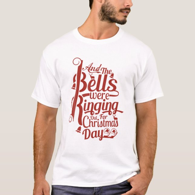 Och Klockor var ute på juldagen T Shirt (Framsida)