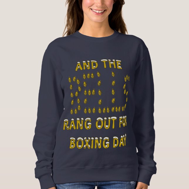 Och klockorna ringde ut för Boxing Day jul T Shirt (Framsida)