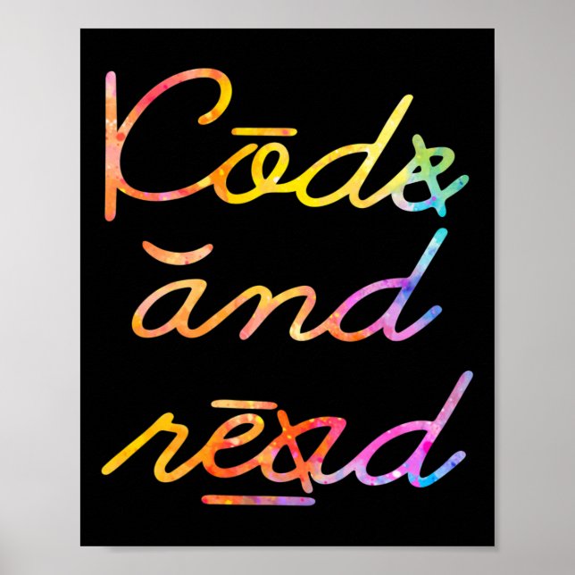 Och läs Dyslexia Awareness Poster (Framsidan)