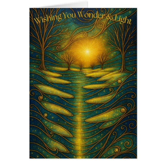  och lätt Helgdag för anpassade Hälsningskort (Framsidan)