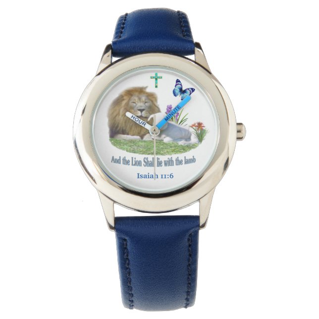 Och Lejona ska ljuga lampan Armbandsur (Framsida)