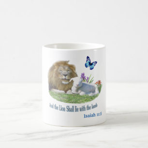 Och Lejona ska ljuga lampan Kaffemugg