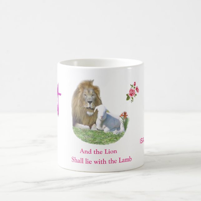 Och Lejona ska ljuga lampan Kaffemugg (Center)