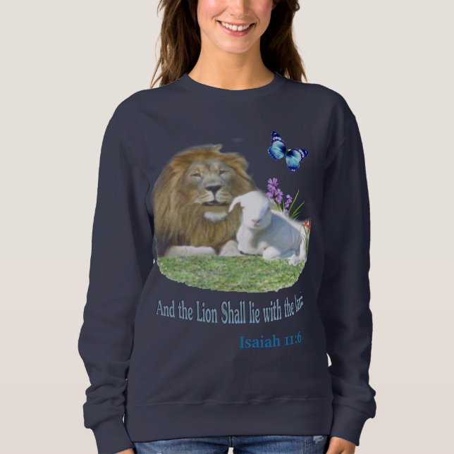 Och Lejona ska ljuga lampan T Shirt (Framsida)