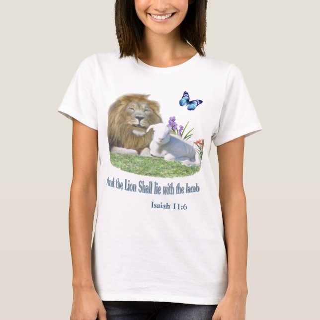 Och Lejona ska ljuga lampan T Shirt (Framsida)