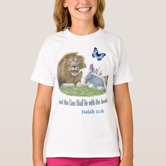 Och Lejona ska ljuga lampan T Shirt (Framsida)