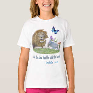 Och lejonet ska ligga med lammet t shirt