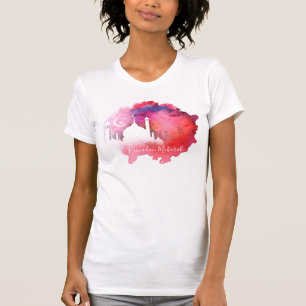 och Lila vattenfärg Ramadan-moskén T Shirt