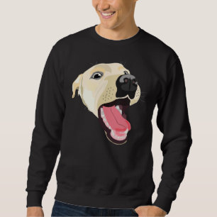 Och Lycklig Labrador! Lång Ärmad Tröja
