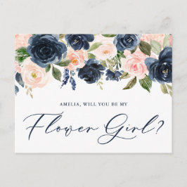 och marin Blommigt kommer du att bli min ungdom Vykort