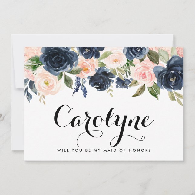  och marinblomma kommer du att vara min Maid of ho Meddelande (Framsida)