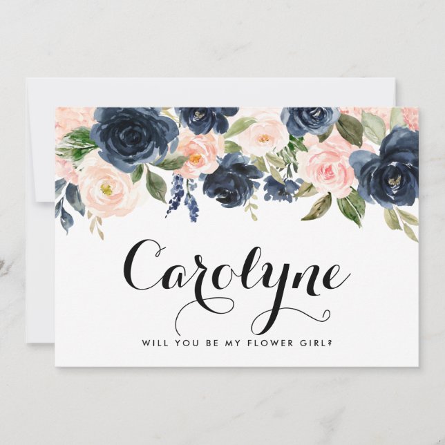  och marinerade blommor blir du min blomma flicka meddelande (Framsida)