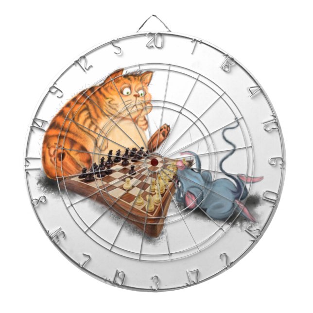 Och Mouse Spela Chess Dart Board Gift - Lusnyj Darttavla (Framsidan)