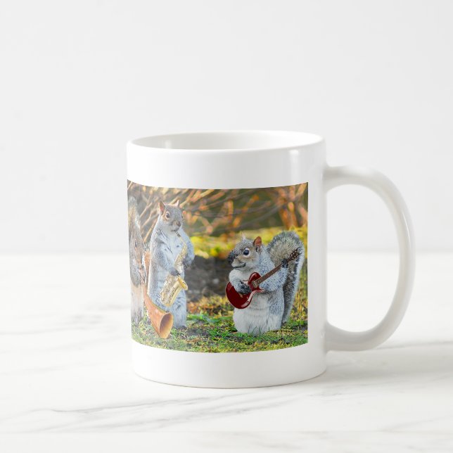 Och musikbandet som lekas på kaffemugg (Höger)