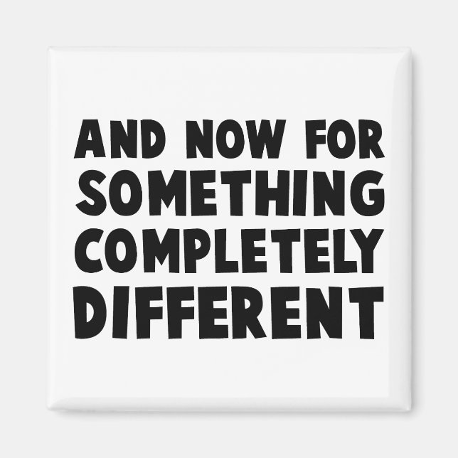 Och nu något magnet (Framsidan)