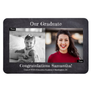 Och nu Student Photo Studenten Magnet