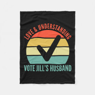 Och om Vote Jill's Make Joe Biden 20 Fleecefilt