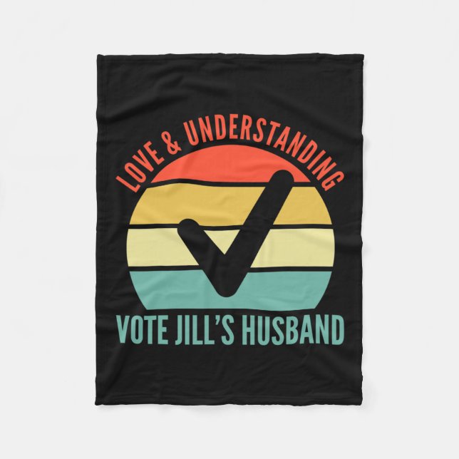 Och om Vote Jill's Make Joe Biden 20 Fleecefilt (Framsidan)