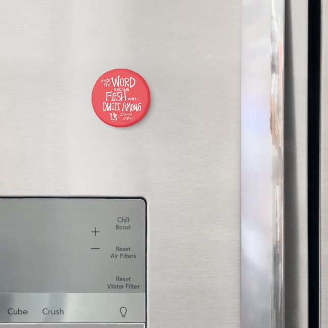 Och Ordet blev till Kött Magnet (In Situ (Fridge))