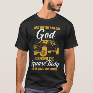 och på vintageth dagen skapade gud den fyrkantiga t shirt