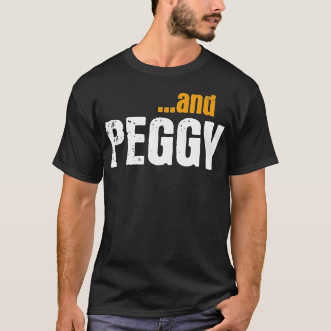 Och Peggy I Coola Hamilton US History _1 T Shirt (Framsida)