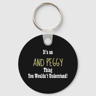 Och Peggy Keychain Nyckelring