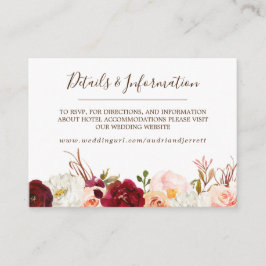 och persikofärgade Ro Dream Catcher Boho Bröllop Tilläggskort